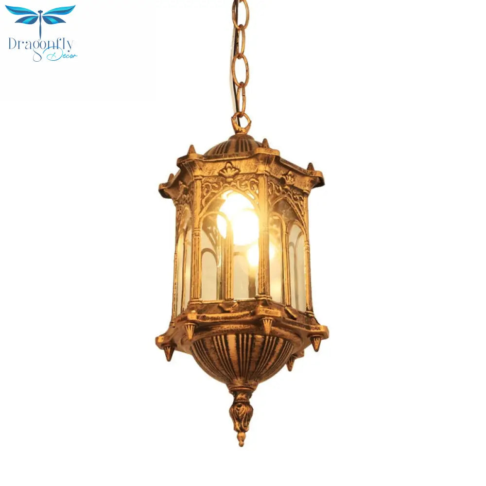 Creative Outdoor Europe Bronze Painted Pendant Lights For Balcony Parlor Lamps Lighting