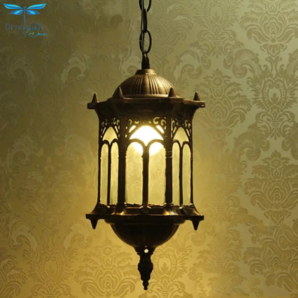 Creative Outdoor Europe Bronze Painted Pendant Lights For Balcony Parlor Lamps Lighting