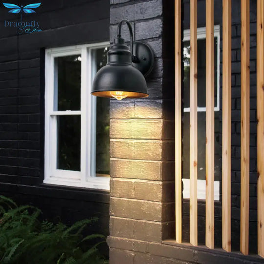 Cross Border Retro Outdoor Wall Lamp Waterproof Courtyard Villa Balcony Exterior Gate Manufacturer