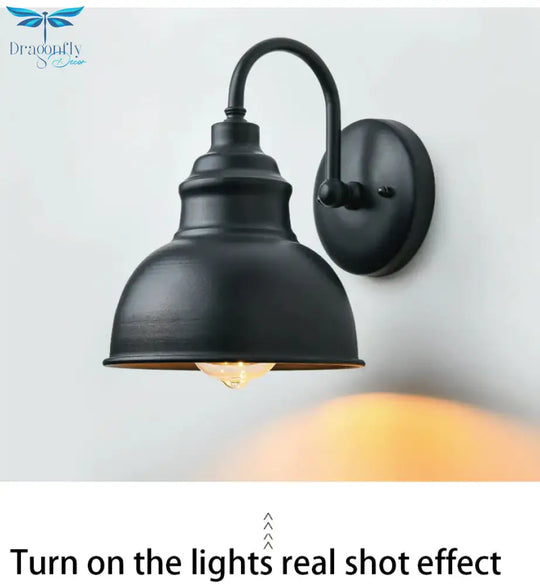 Cross Border Retro Outdoor Wall Lamp Waterproof Courtyard Villa Balcony Exterior Gate Manufacturer