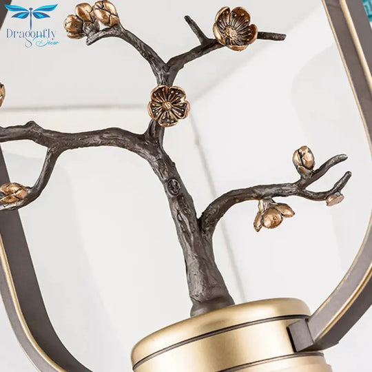 Cylinder Living Room Hanging Chandelier Traditional Style Metal 6/8/10 Lights Brass Ceiling Light