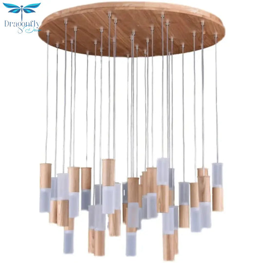 Fiela - Modern Wood Chandelier