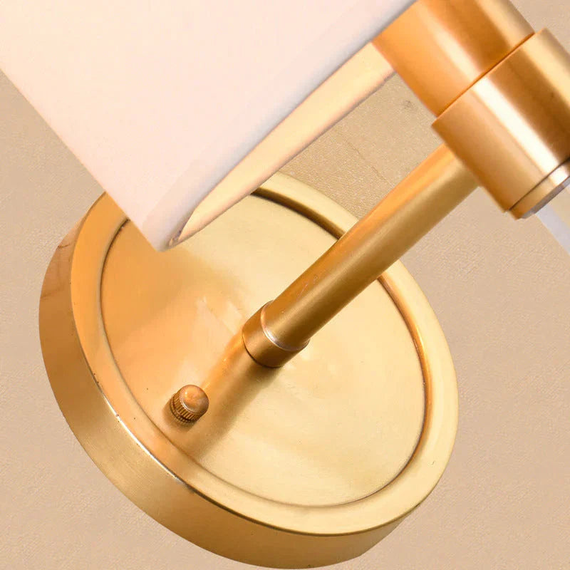 Full Copper Post - Modern Wall Lamp Simple Beautiful Nordic Living Room Study Bedroom Model Lamps