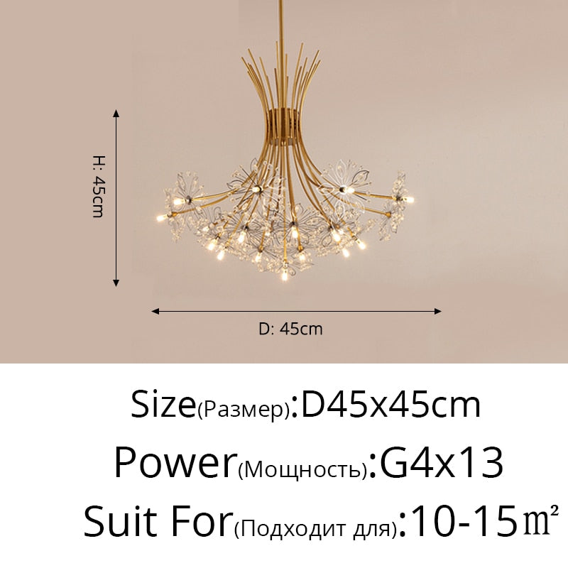 Glory - Led Flowers Chandeliers Pendant Lighting