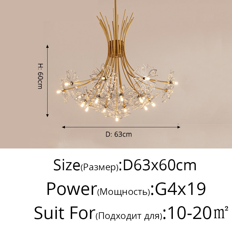 Glory - Led Flowers Chandeliers Pendant Lighting