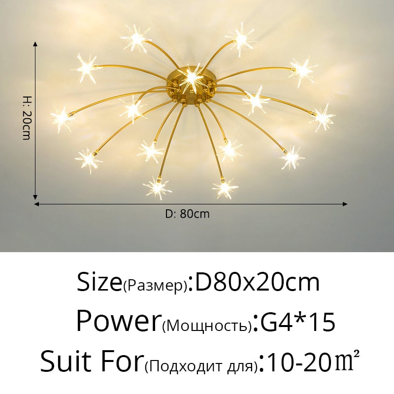 Glory - Led Flowers Chandeliers Pendant Lighting