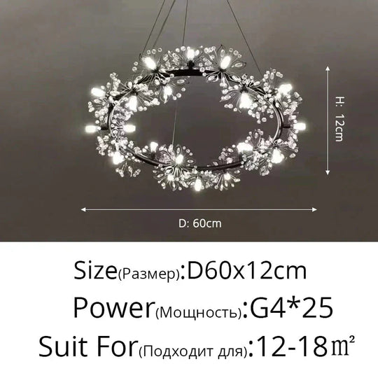 Glory - Led Flowers Chandeliers
