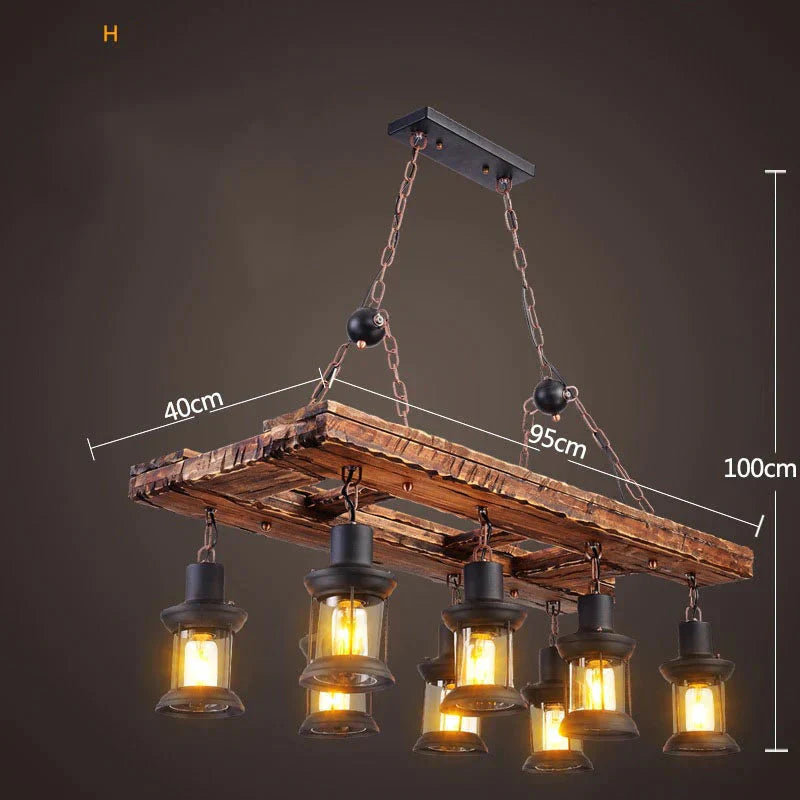 Restaurant Bar American Chandelier Retro Idea H Pendant