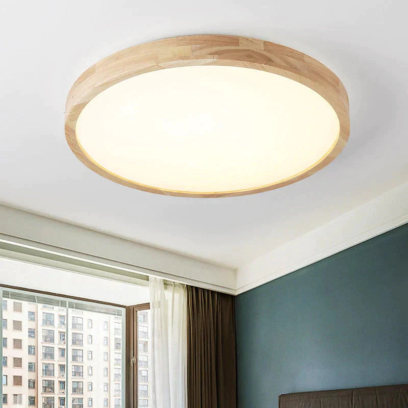 Helena - Led Ceiling Light Modern Lamp Panel Living Room Round Lighting Fixture Remote Control