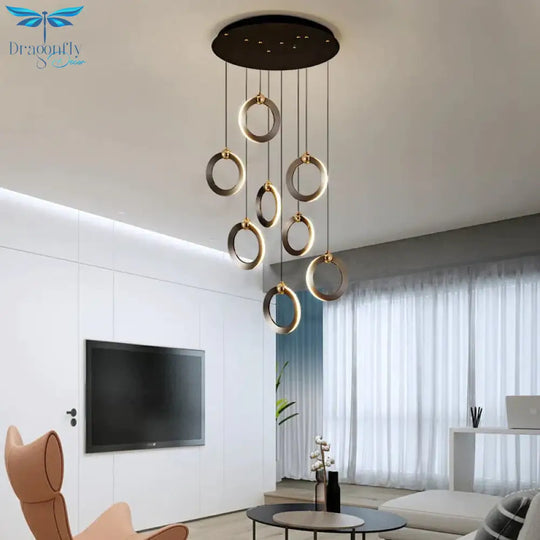 Hera - Modern Circular Led Chandelier Pendant Lighting