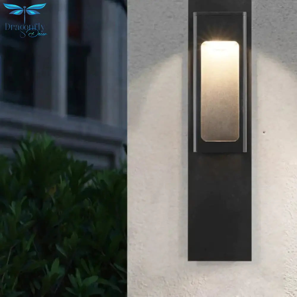 Ip67 Waterproof Outdoor Led Wall Lighting Motion Sensor Aluminum Black Bronze Garden Porch Sconce