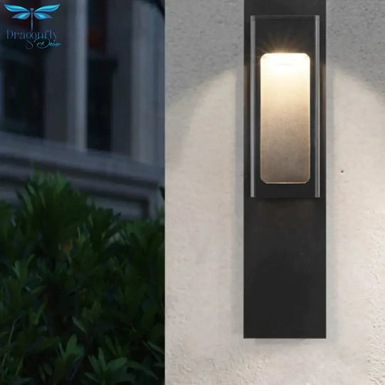 Ip67 Waterproof Outdoor Led Wall Lighting Motion Sensor Aluminum Black Bronze Garden Porch Sconce