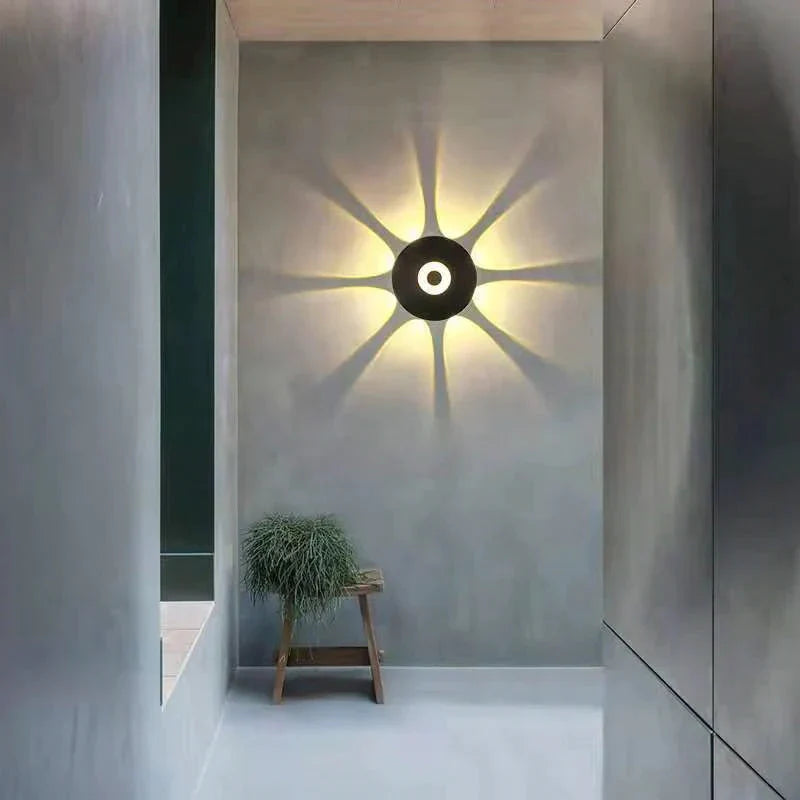 Latoya | Led Outdoor Wall Sconce D 12Cm / 4.7’ 8W Warm White Lighting