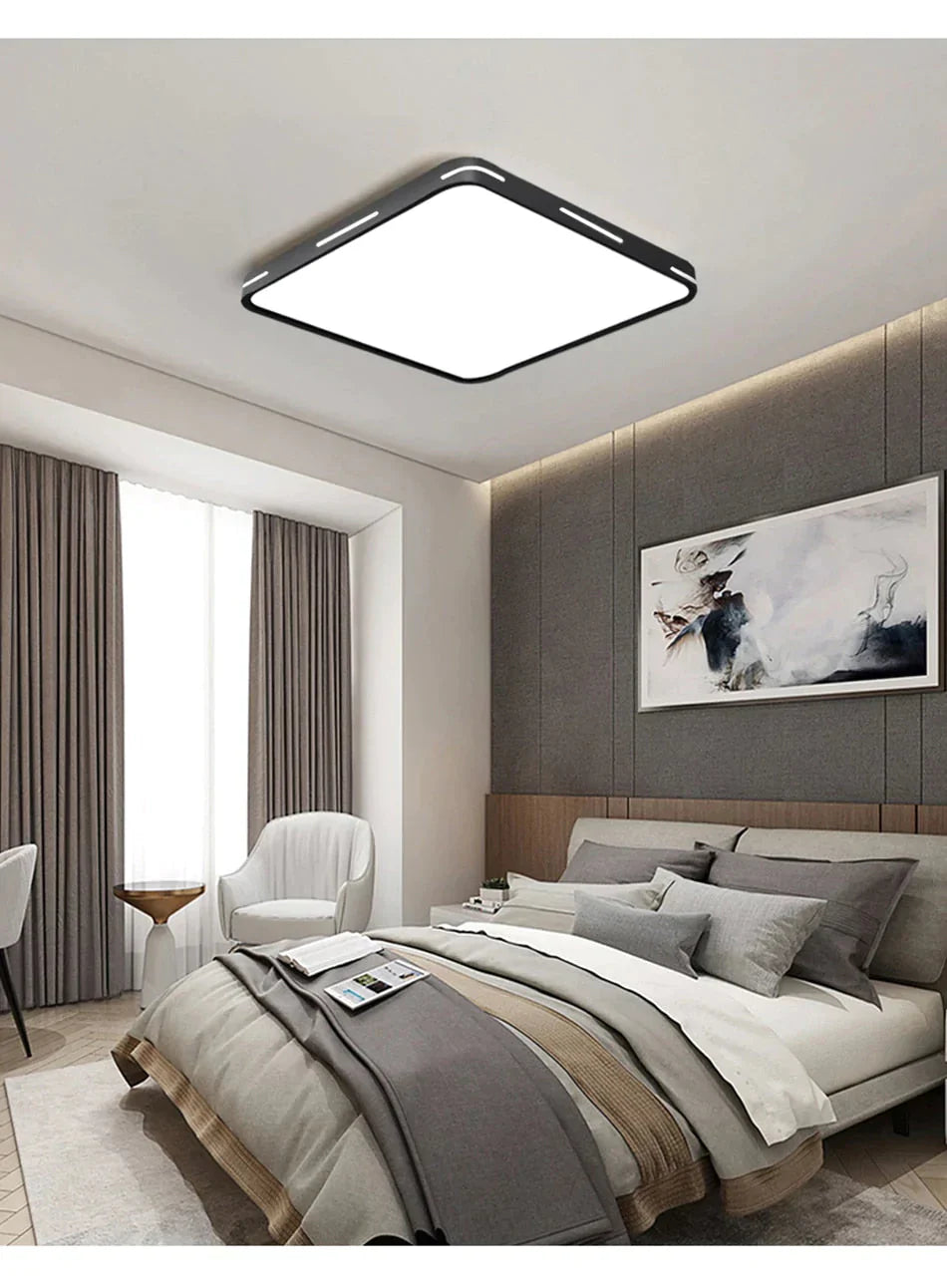 Leah - Modern Led Ceiling Light Lamp Lighting Fixture Surface Mount Flush Remote Control Dimmable