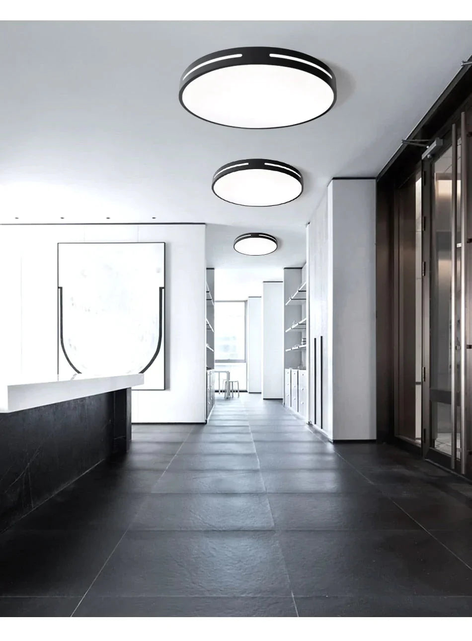 Leah - Modern Led Ceiling Light Lamp Lighting Fixture Surface Mount Flush Remote Control Dimmable