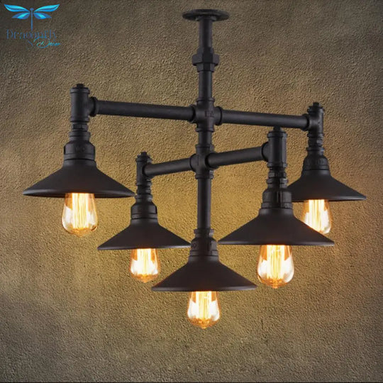 Led E27 Rustic Iron Pipe Led Lamp.led Light.pendant Lights.led Pendant Lamp For Foyer Dinning Room