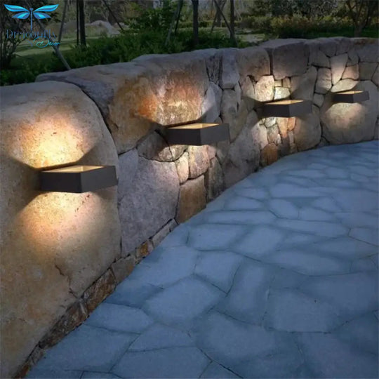 Led Outdoor Verlichting Ip65 Waterdichte Alumunim Wandlamp Tuin Villa Veranda Blaker Zwarte Kleur