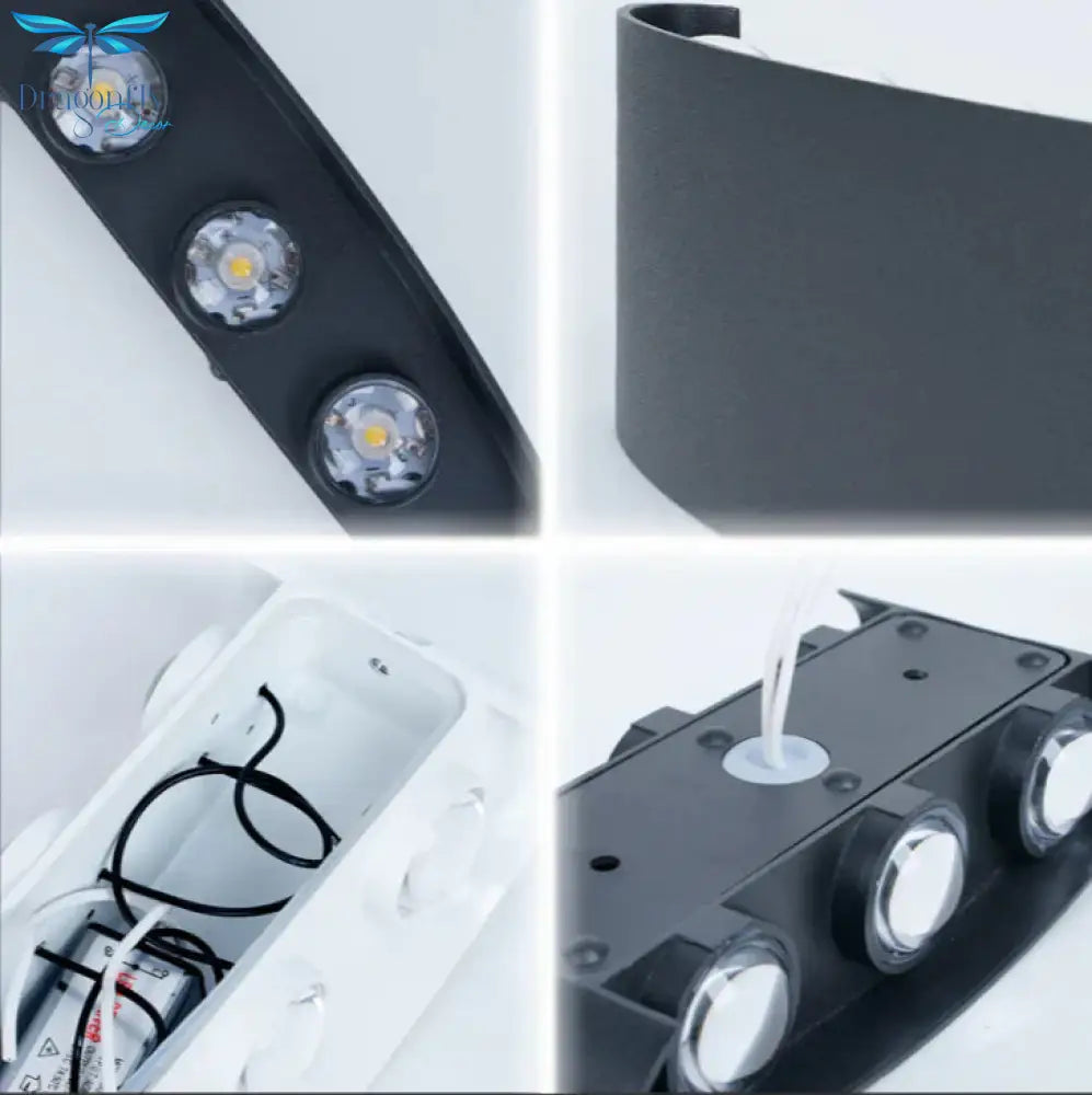 Led Outdoor Waterproof Wall Lamp Led Light Porch Courtyard Garden Lights Balconi Lighting Outdoor