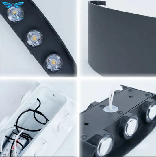 Led Outdoor Waterproof Wall Lamp Led Light Porch Courtyard Garden Lights Balconi Lighting Outdoor