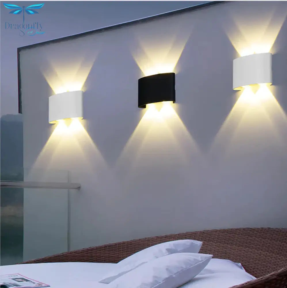Led Outdoor Waterproof Wall Lamp Led Light Porch Courtyard Garden Lights Balconi Lighting Outdoor