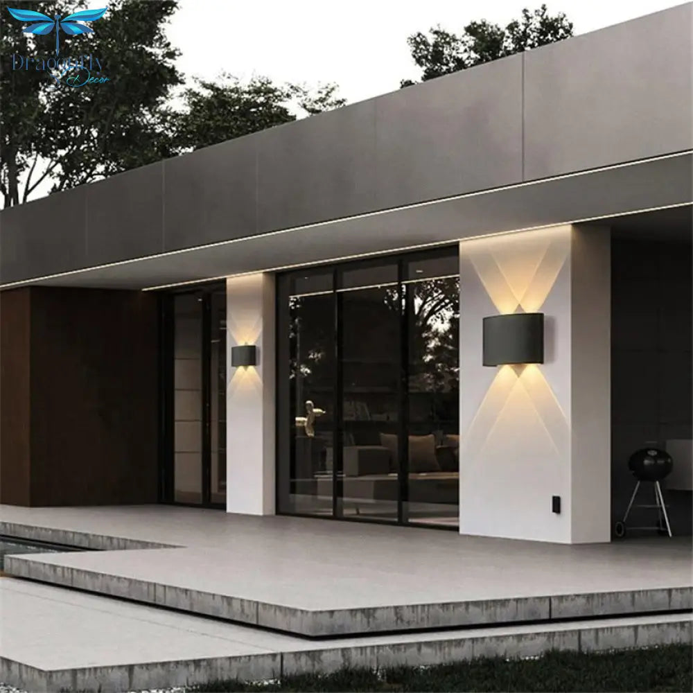 Led Outdoor Waterproof Wall Lamp Led Light Porch Courtyard Garden Lights Balconi Lighting Outdoor