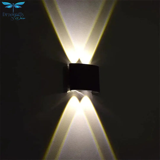 Led Wall Light Outdoor Waterproof Modern Nordic Style Indoor Lamps Living Room Porch Garden Lamp 2W