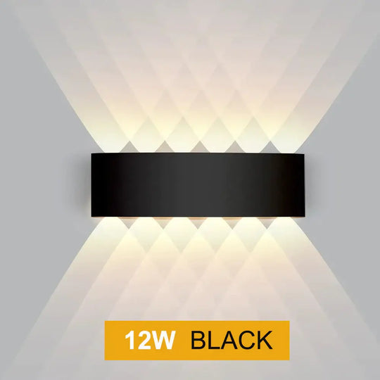 Led Wall Light Outdoor Waterproof Modern Nordic Style Indoor Lamps Living Room Porch Garden Lamp 2W