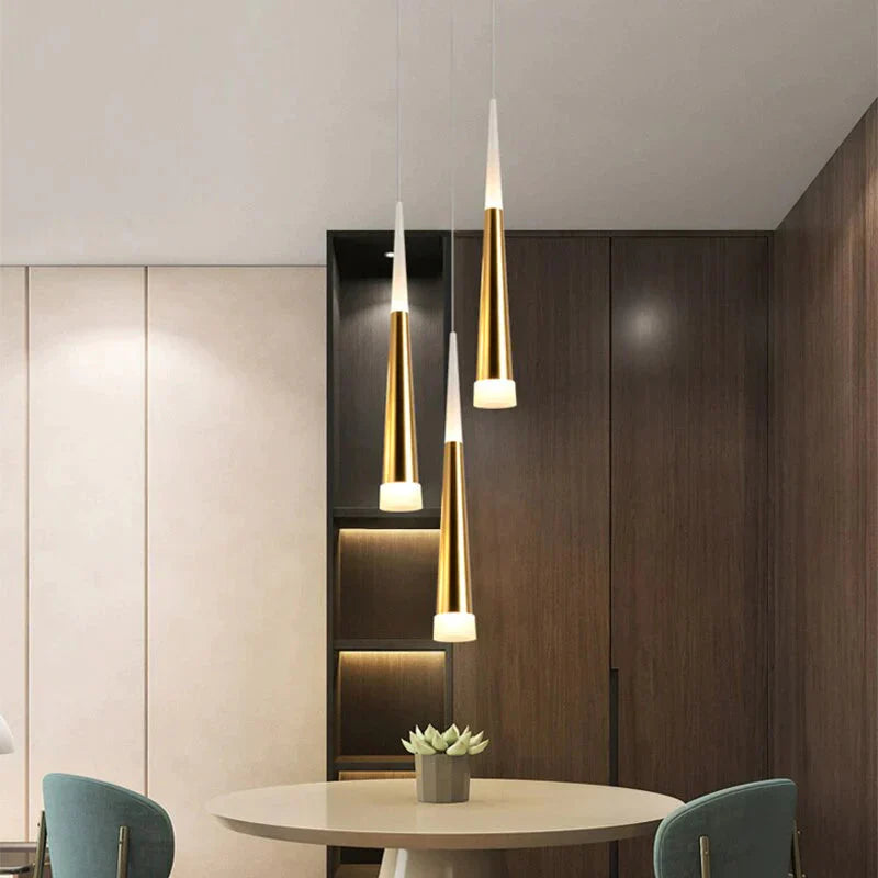Lisbon Vi - Led Metal Pendant Droplight Lamp For Dining Bedroom Pendant Light