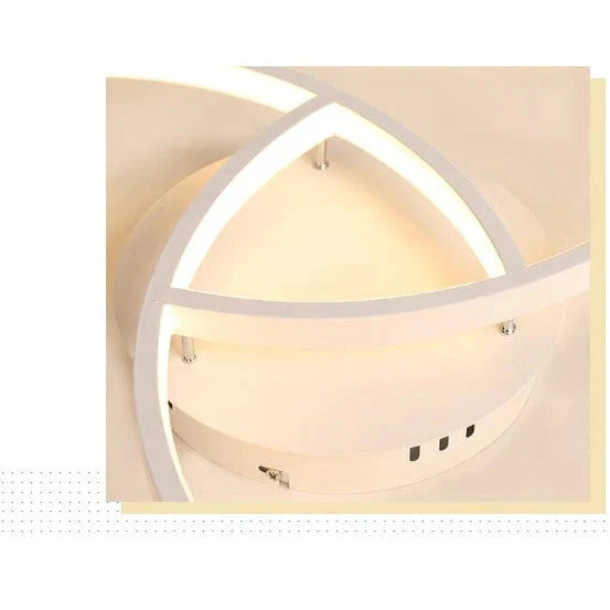 Nordic - Inspired Led Ceiling Lamp - Illuminate Your Living Room Or Bedroom With Elegance And Style