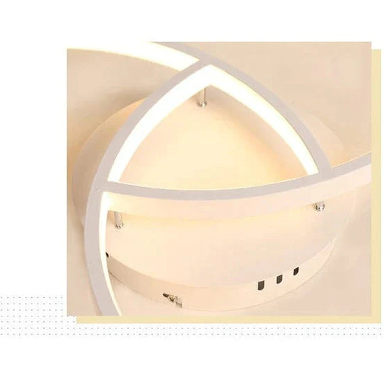 Nordic - Inspired Led Ceiling Lamp - Illuminate Your Living Room Or Bedroom With Elegance And Style