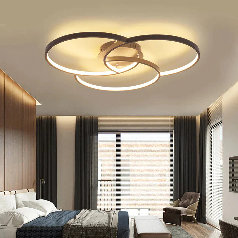 Nordic - Inspired Led Ceiling Lamp - Illuminate Your Living Room Or Bedroom With Elegance And Style