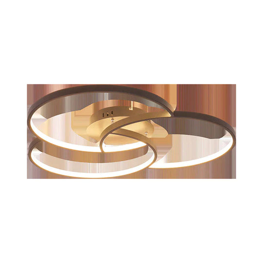 Nordic - Inspired Led Ceiling Lamp - Illuminate Your Living Room Or Bedroom With Elegance And Style