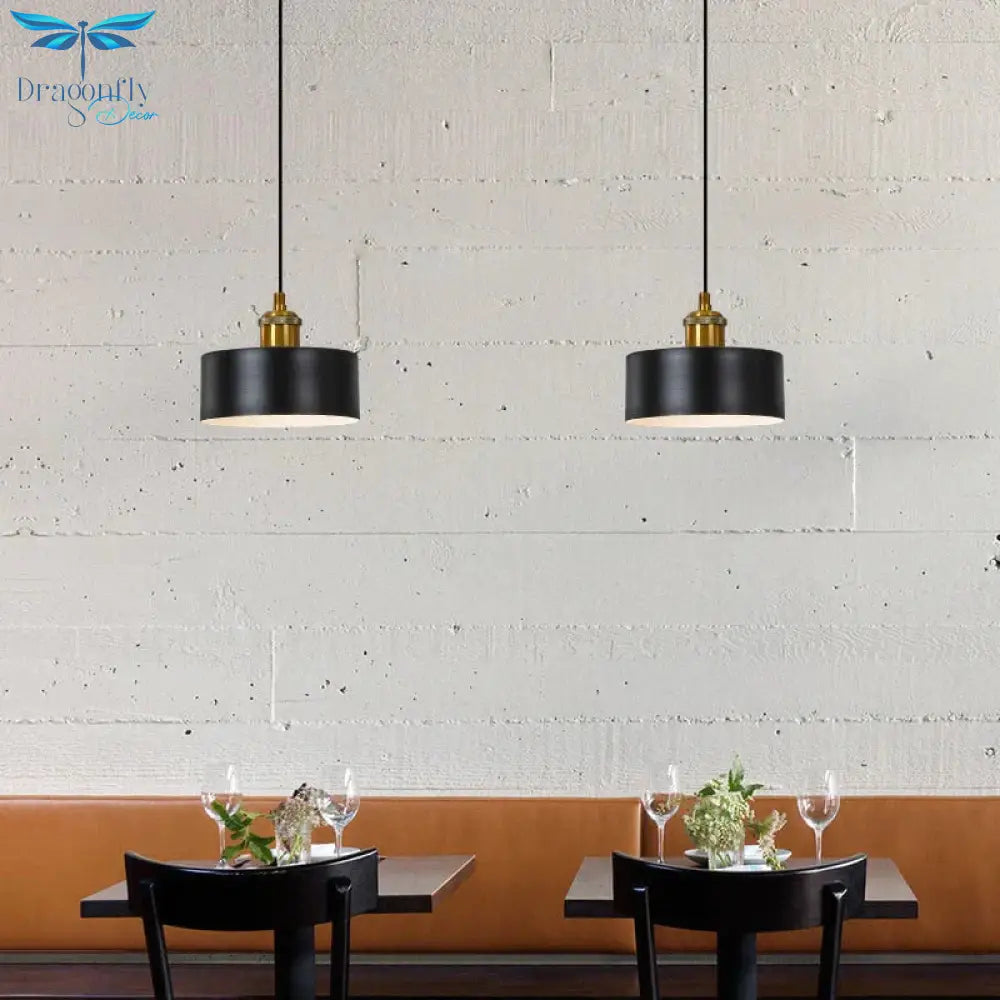 Loft Style Aluminum Pendant Lights Minimalist Modern Hanging E27 Lampshade Decor Restaurant Light