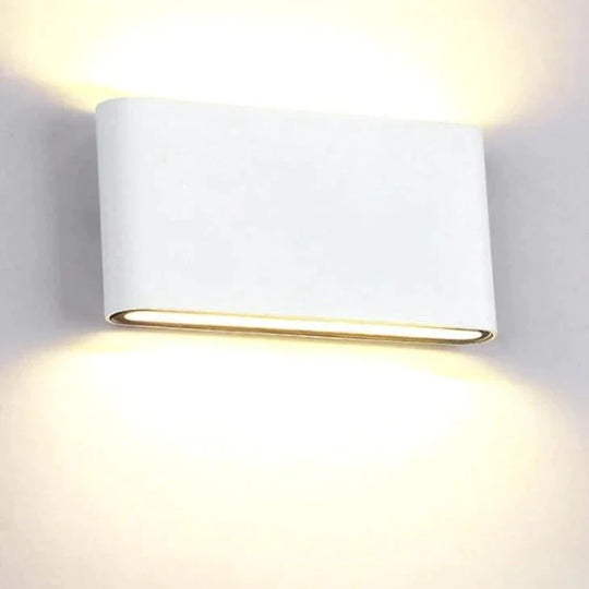 Luna | Outdoor Wall Light White / Small - 12Cm 4.7’ Warm (2700 - 3500K) Lighting