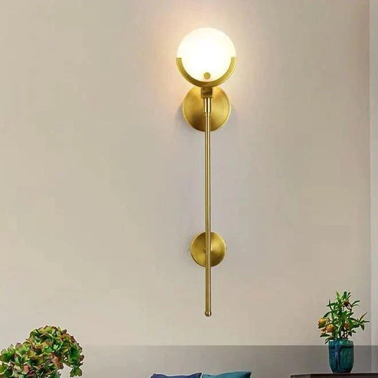 Luxury Bedside Aisle Bedroom All - Copper Wall Lamp Copper Lamps