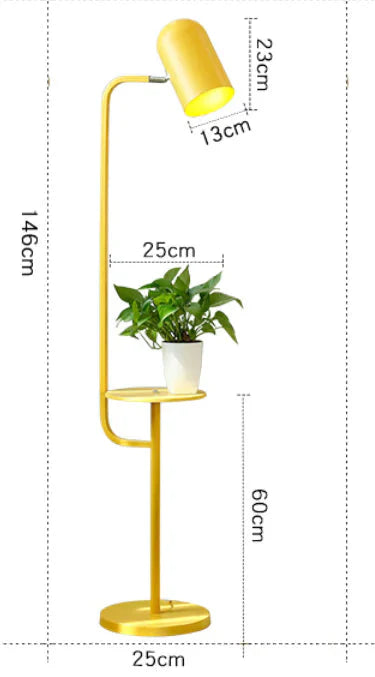 Macarone Living Room Tea Table Floor Lamp Creative Bedroom Study Office Personalized Color Plant