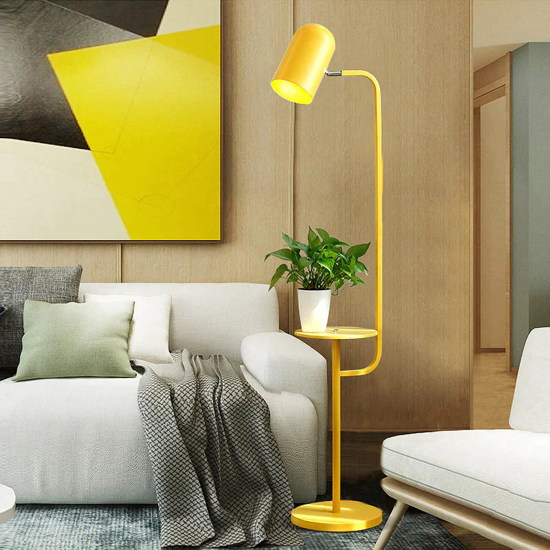 Macarone Living Room Tea Table Floor Lamp Creative Bedroom Study Office Personalized Color Plant