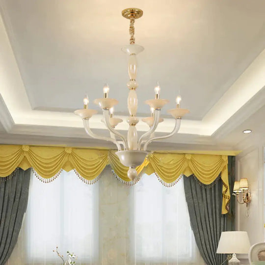 Metal Starburst Chandelier Lighting Vintage 6/10/11 Bulbs Living Room Suspension Pendant Light In