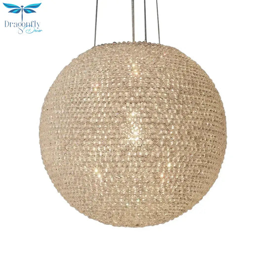 Metal White Chandelier Pendant Light Globe 2 Lights Minimalism Drop Lamp For Bedroom