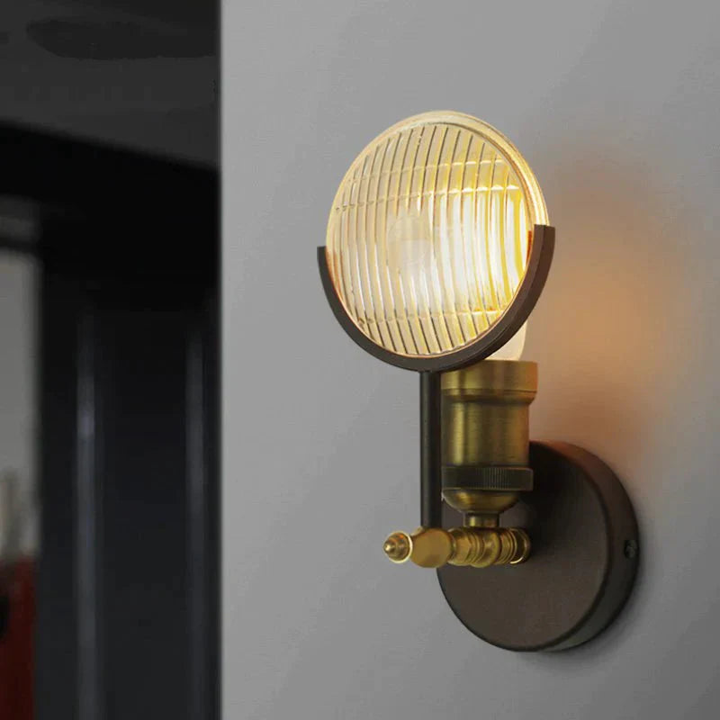Modern Art Deco Glass Led Wall Lamp Sconce For Bedroom Foyer Lighting Corridor Luminaire E27 Light