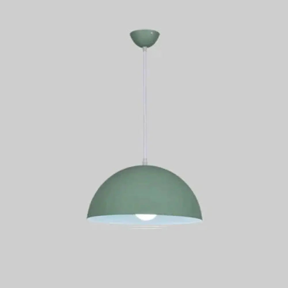 Modern Ceiling Lamps Semicircle Lampshade Aluminum Pendant Lights Restaurant Dining Table Kitchen