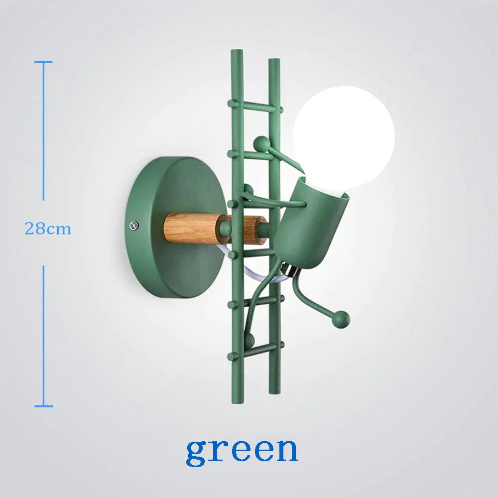 Modern Creative Minimalism Metal Robot Ants Lamps For Kids Baby Living Room P8 / 220V Warm White