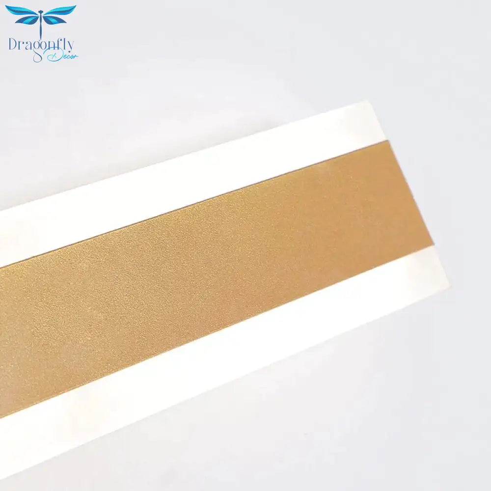 Modern Ip65 Waterproof Outdoor Lights Stainless Steel Long Led Wall Lamp Gold Light Garden Porch