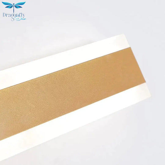 Modern Ip65 Waterproof Outdoor Lights Stainless Steel Long Led Wall Lamp Gold Light Garden Porch