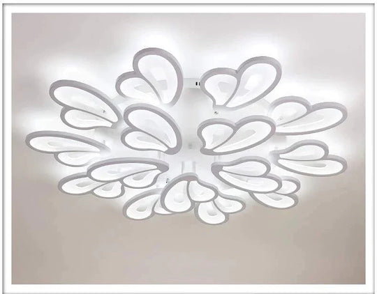Modern Led Ceiling Light Butterfly Lamp Shape With Remote Control Acrylic Lights For Living Room