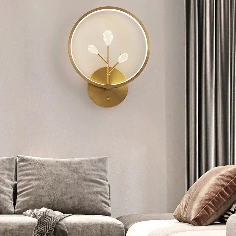 Modern Minimalist Bedroom Headlights With All - Copper Wall Lamps Copper