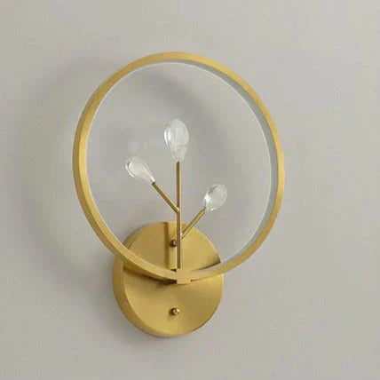 Modern Minimalist Bedroom Headlights With All - Copper Wall Lamps Copper