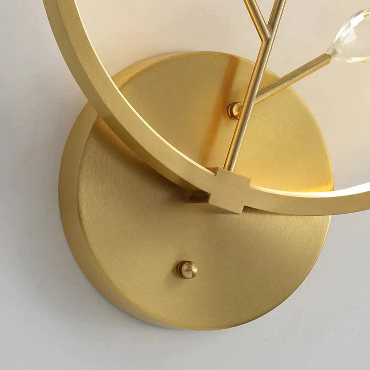 Modern Minimalist Bedroom Headlights With All - Copper Wall Lamps Copper