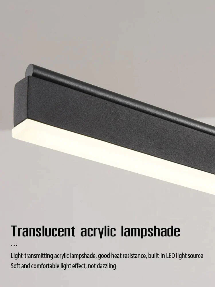 Modern Minimalist Long Bar Creative Pendant Light For Dining Room Kitchen Pendant