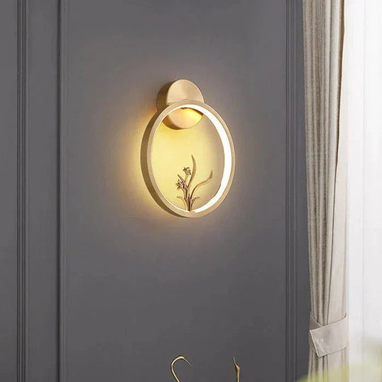Modern New Simple Living Room Copper Wall Lamp Lamps